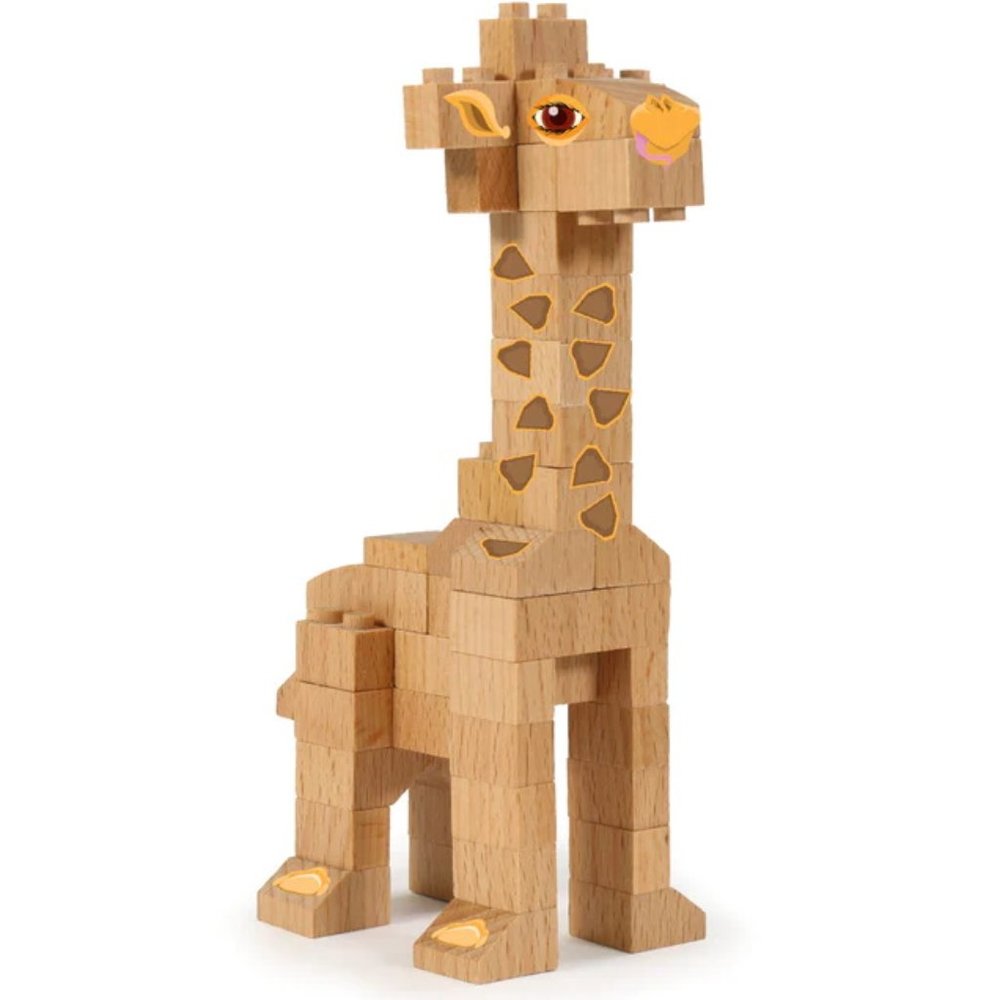 Giraffe -Wood Building Bricks